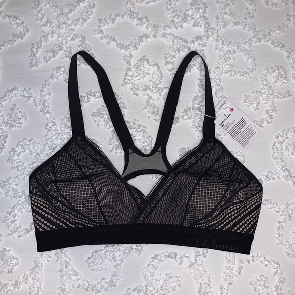 lululemon athletica Other - 🍋 LULULEMON AWAKE TO LACE BRA BLACK 32B